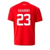 Herren Fußballbekleidung Schweiz Xherdan Shaqiri #23 Heimtrikot WM 2022 Kurzarm